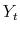  Y_{t}