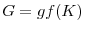  G=g f(K)