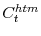  C_{t}^{htm}