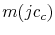  m(jc_{c})