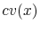  cv(x)