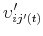 \displaystyle \upsilon _{ij^{\prime }(t)}^{\prime }