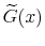 \displaystyle \widetilde{G}(x)