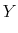 \displaystyle Y
