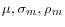 \mu,\sigma_{m},\rho_{m}