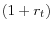 (1+r_t )