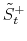  \tilde{S}_{t}^{+}