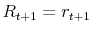  R_{t+1}=r_{t+1}