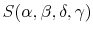  S(\alpha,\beta,\delta,\gamma)
