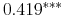  0.419^{***} 