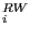 $ _{i}^{RW}$