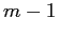 $ m-1$