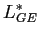$\displaystyle L_{GE}^{\ast}$