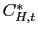 $ C_{H,t}^{\ast}$