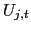 $ U_{j,t}$