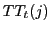 $ TT_{t}(j)$