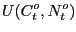$\displaystyle U(C_{t}^{o},N_{t}^{o})$