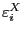 $ \varepsilon_{i}^{X}$