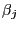 $ \beta_{j} $