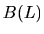 $ B(L)$