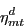 \begin{displaymath} \eta _{mt}^d \end{displaymath}