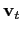 $ \mathbf{v}_{t}$