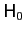 $ \mathsf{H}_{0}$