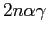 $ 2n\alpha\gamma$