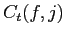 $ C_{t}(f,j)$