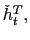 $ \check{h} _{t}^{T},$