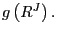 $ g\left( R^{J}\right) .$