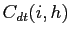 $ C_{dt}(i,h)$