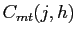 $ C_{mt}(j,h)$