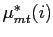 $ \mu^{*}_{mt}(i)$