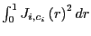 $ \int_{0}^{1}J_{i,c_{i}}\left( r\right) ^{2}dr$