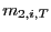 $ m_{2,i,T}$