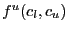 $ f^{u}(c_l,c_u)$