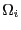 $ \Omega_{i}$