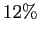 $ 12\%$