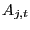 $ A_{j,t}$