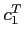 $c^T_{1}$
