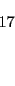 \begin{displaymath} \begin{array}[c]{c} 17\ \text{ } \end{array}\end{displaymath}
