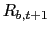 $ R_{b,t+1}$