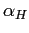 $ \alpha_{H}$