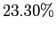 $ 23.30\%$