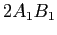 $\displaystyle 2A_{1}B_{1}$