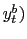 $ y_{t}^{b})$