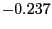 $-0.237$