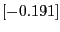 $[-0.191]$