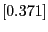 $[0.371]$